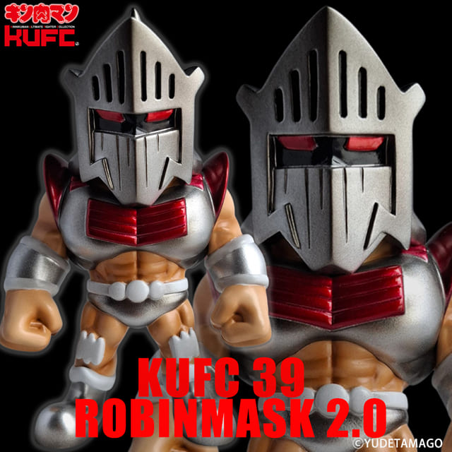 二体のロボットフィギュアのディスプレイ